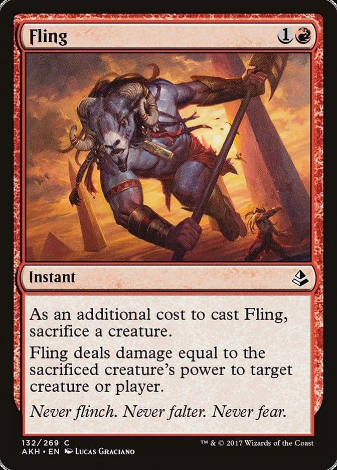 Magic: The Gathering MTG Single Fling [Amonkhet]