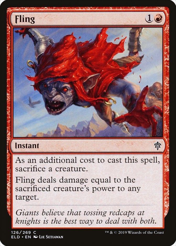 Magic: The Gathering MTG Single Fling [Throne of Eldraine]