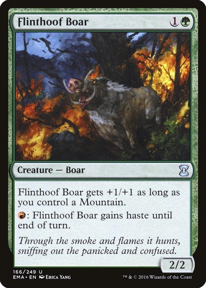 Magic: The Gathering MTG Single Flinthoof Boar [Eternal Masters]