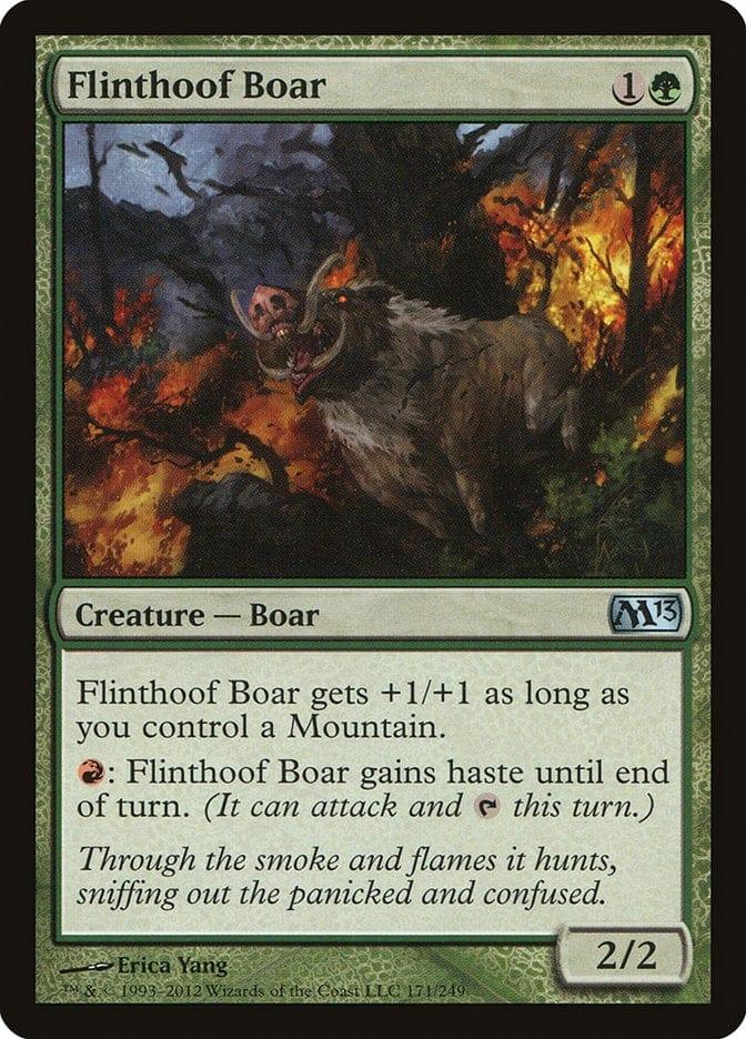 Magic: The Gathering MTG Single Flinthoof Boar [Magic 2013]