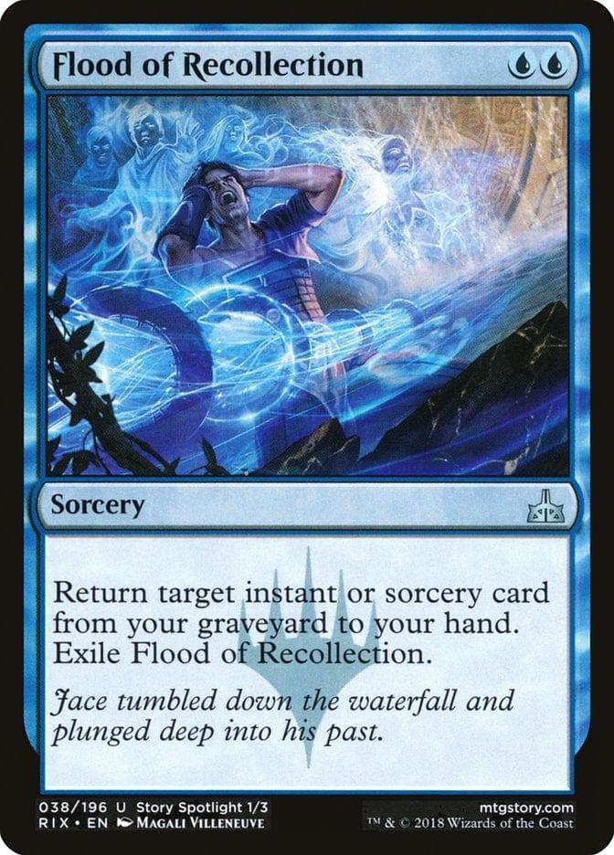 Magic: The Gathering MTG Single Flood of Recollection [Rivals of Ixalan]
