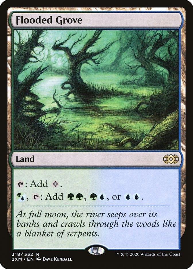 Magic: The Gathering MTG Single Flooded Grove [Double Masters]