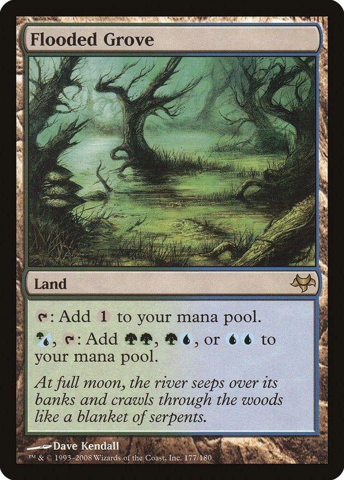 Magic: The Gathering MTG Single Flooded Grove [Eventide]