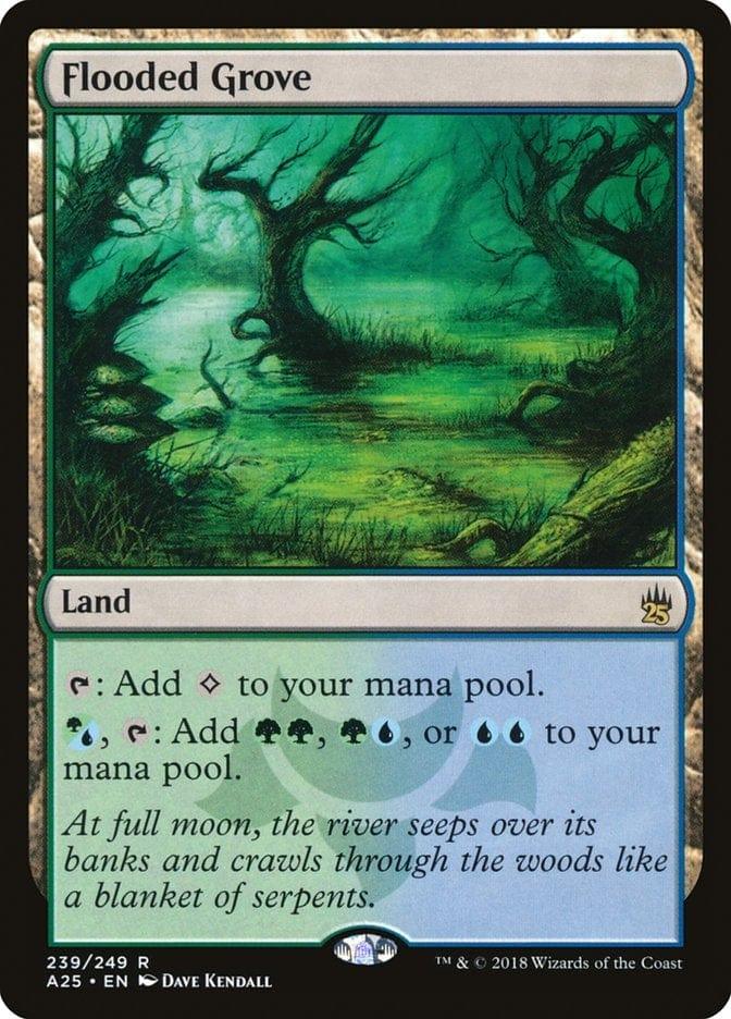 Magic: The Gathering MTG Single Flooded Grove [Masters 25]