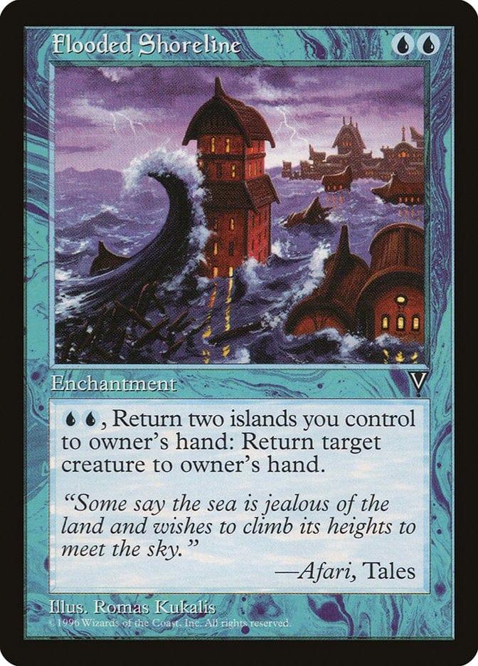 Magic: The Gathering MTG Single Flooded Shoreline [Visions]