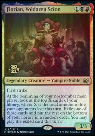 Magic: The Gathering MTG Single Florian, Voldaren Scion [Innistrad: Midnight Hunt Prerelease Promos]