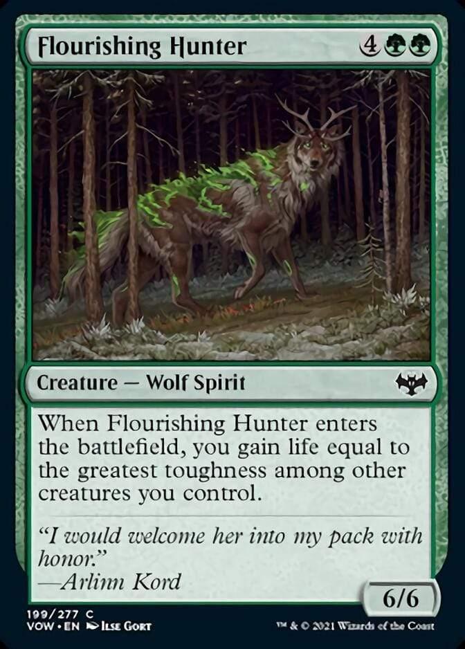 Magic: The Gathering MTG Single Flourishing Hunter [Innistrad: Crimson Vow]