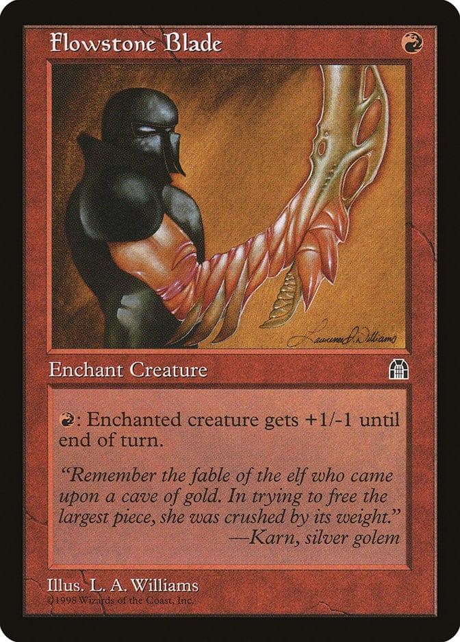 Magic: The Gathering MTG Single Flowstone Blade [Stronghold]