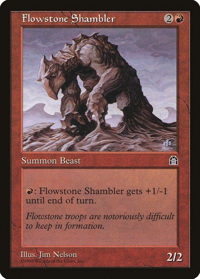 Magic: The Gathering MTG Single Flowstone Shambler [Stronghold]
