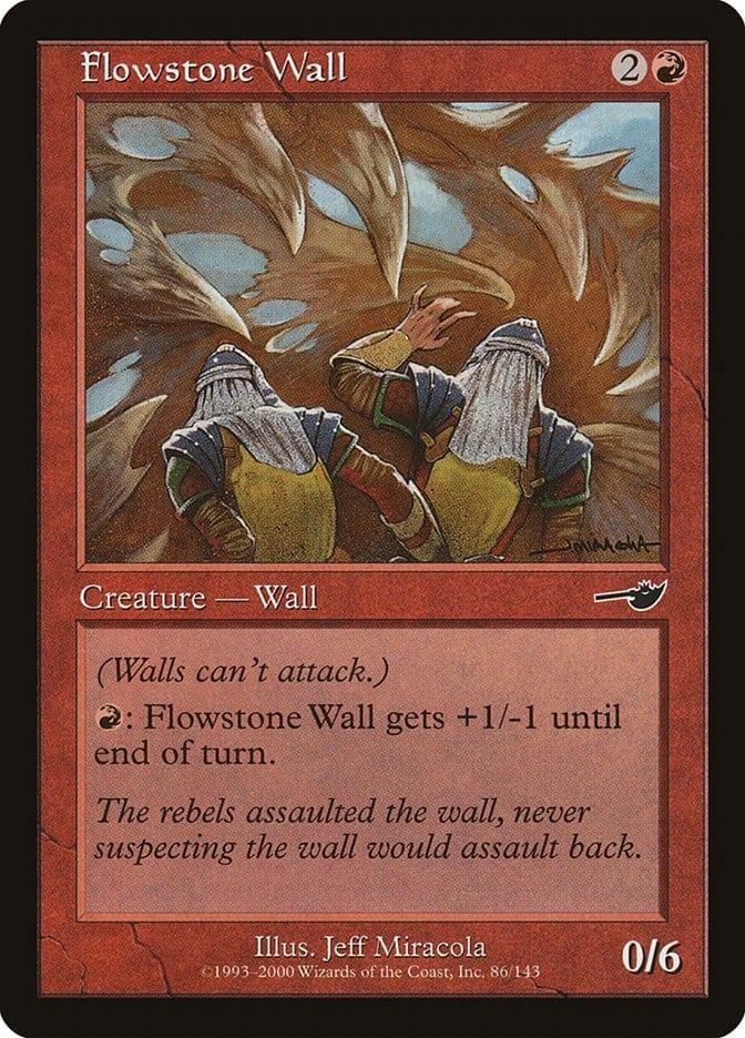 Magic: The Gathering MTG Single Flowstone Wall [Nemesis]