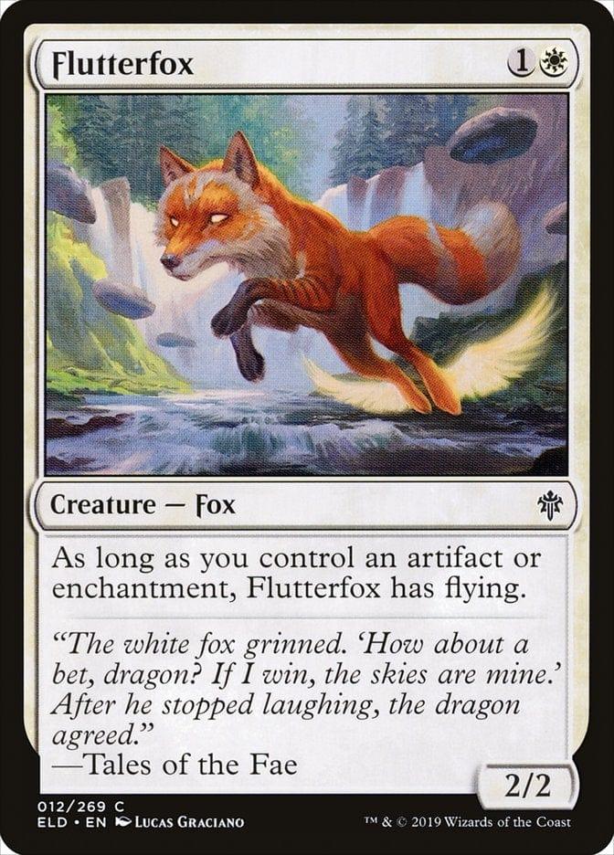 Magic: The Gathering MTG Single Flutterfox [Throne of Eldraine]