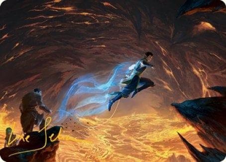 Magic: The Gathering MTG Single Fly Art Card (Gold-Stamped Signature) [Dungeons & Dragons: Adventures in the Forgotten Realms Art Series]