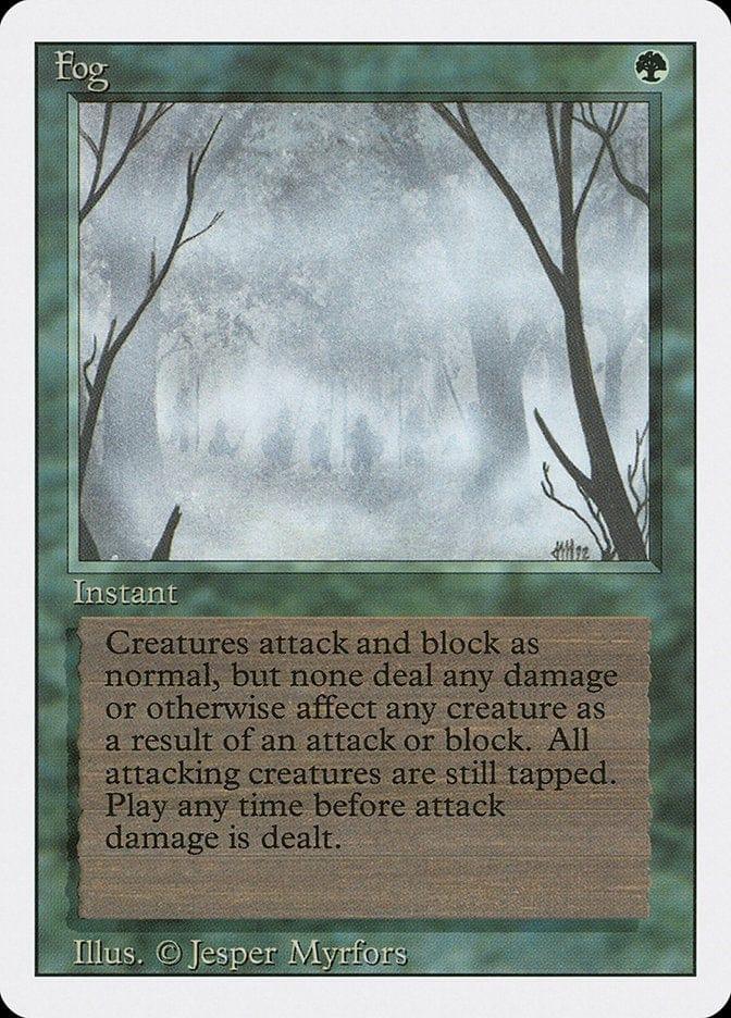 Magic: The Gathering MTG Single Fog [Revised Edition]