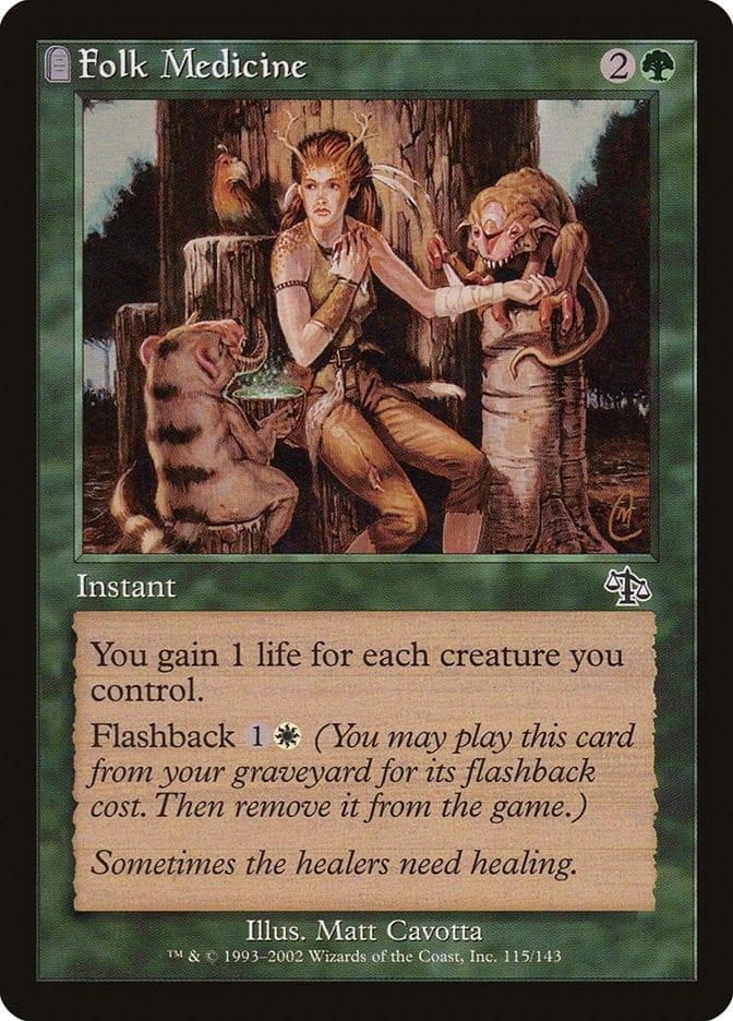 Magic: The Gathering MTG Single Folk Medicine [Judgment]