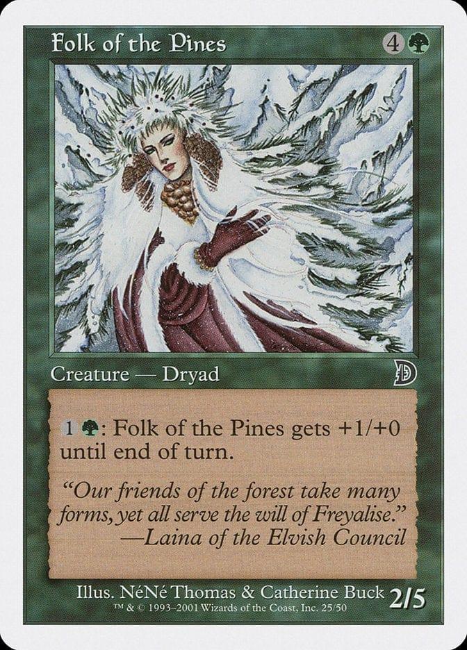 Magic: The Gathering MTG Single Folk of the Pines [Deckmasters]