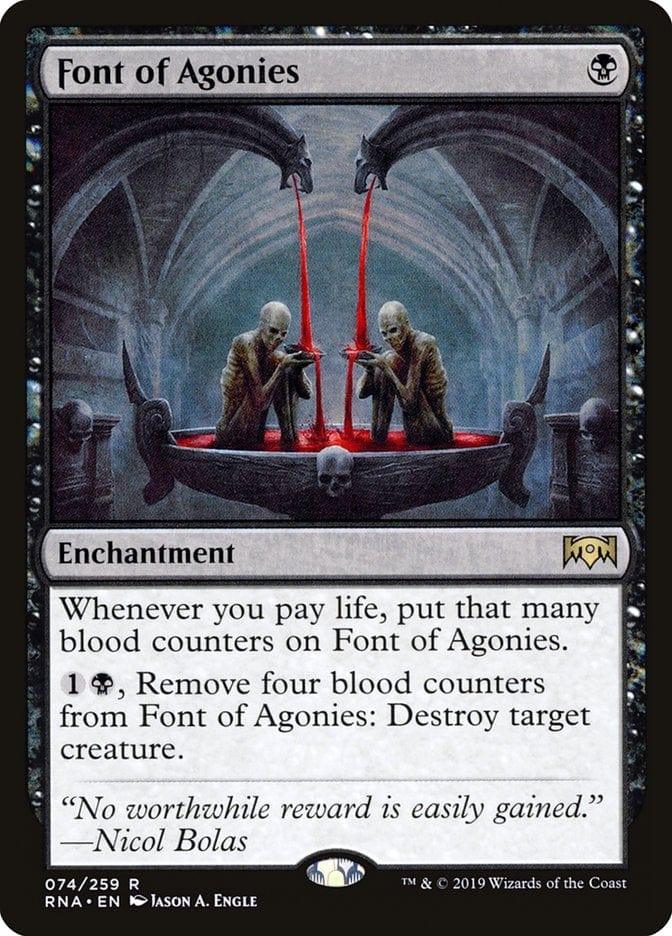 Magic: The Gathering MTG Single Font of Agonies [Ravnica Allegiance]
