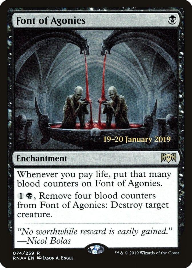 Magic: The Gathering MTG Single Font of Agonies [Ravnica Allegiance Prerelease Promos]