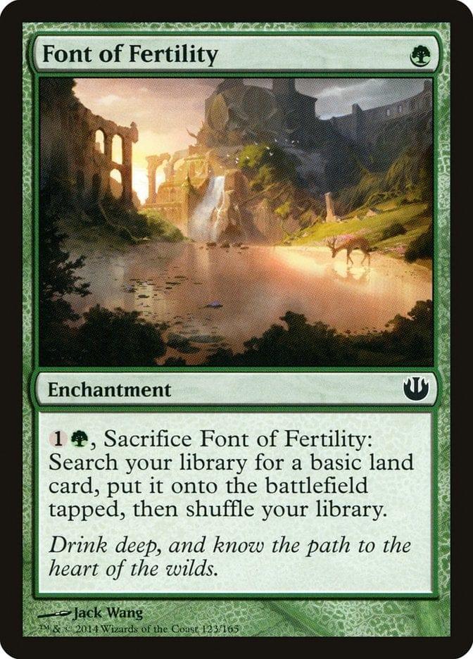 Magic: The Gathering MTG Single Font of Fertility [Journey into Nyx]