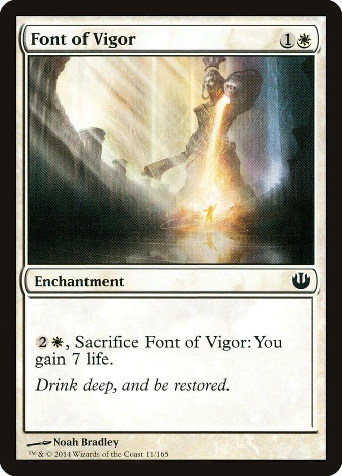 Magic: The Gathering MTG Single Font of Vigor [Journey into Nyx]