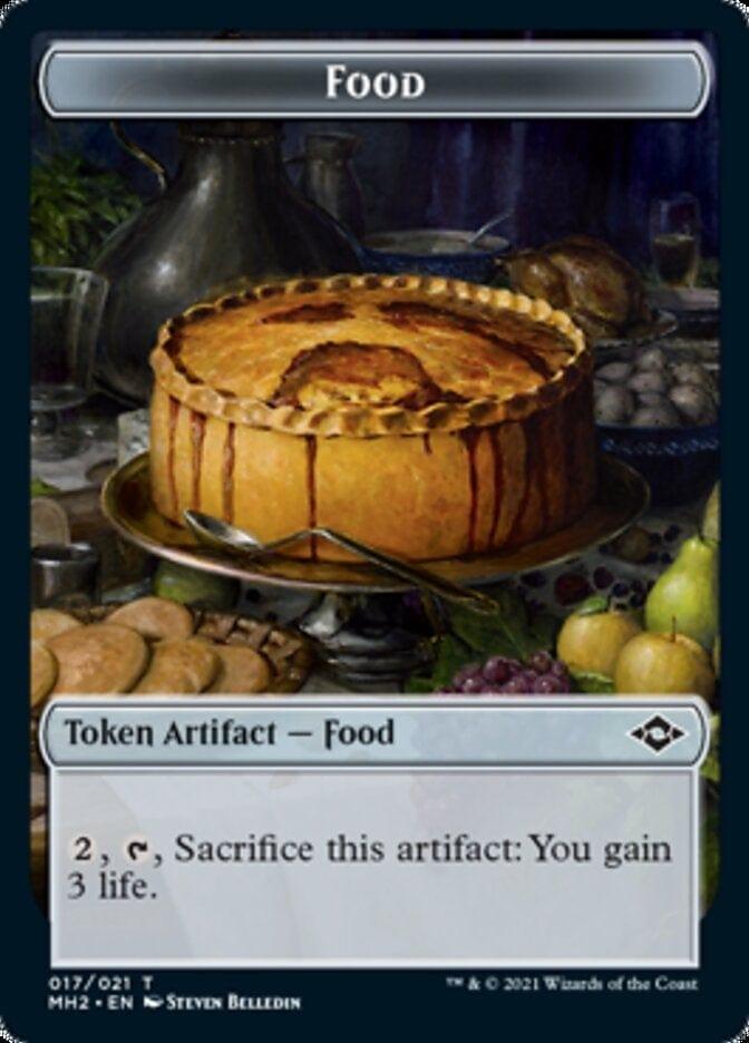 Magic: The Gathering MTG Single Food Token (17) // Phyrexian Germ Token [Modern Horizons 2 Tokens]