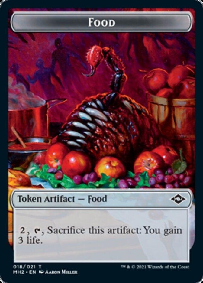 Magic: The Gathering MTG Single Food Token (18) // Golem Token [Modern Horizons 2 Tokens]