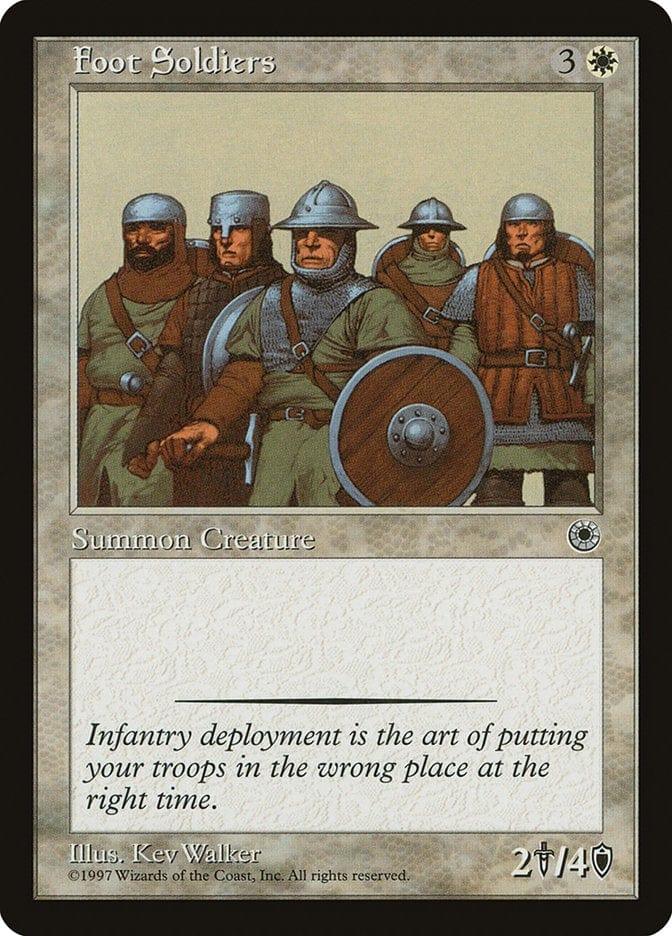 Magic: The Gathering MTG Single Foot Soldiers [Portal]