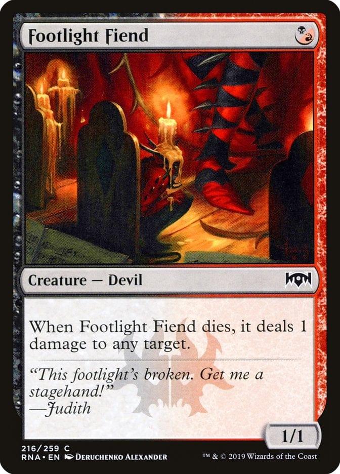 Magic: The Gathering MTG Single Footlight Fiend [Ravnica Allegiance]