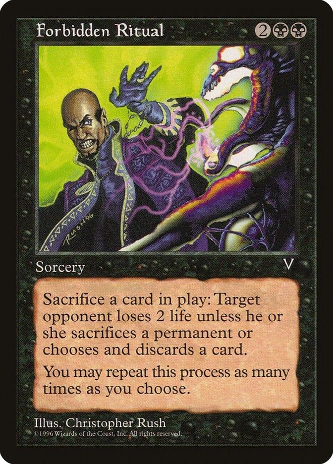 Magic: The Gathering MTG Single Forbidden Ritual [Visions]