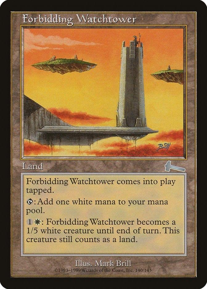 Magic: The Gathering MTG Single Forbidding Watchtower [Urza's Legacy]