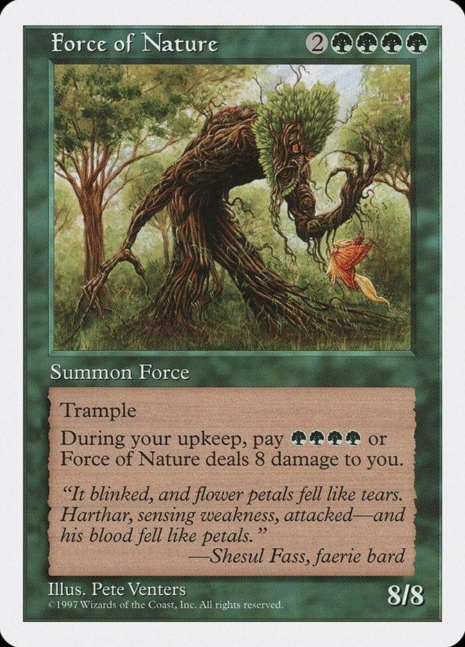 Magic: The Gathering MTG Single Force of Nature [Fifth Edition]