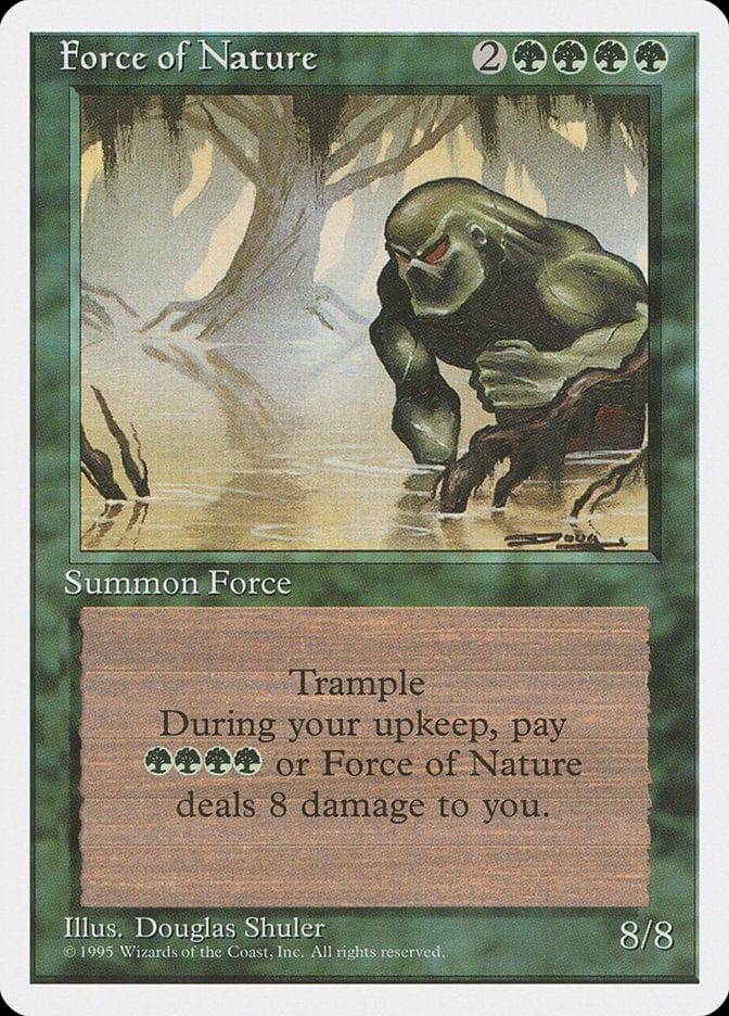 Magic: The Gathering MTG Single Force of Nature [Fourth Edition]