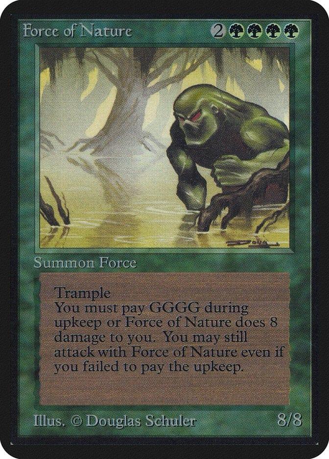 Magic: The Gathering MTG Single Force of Nature [Limited Edition Alpha]