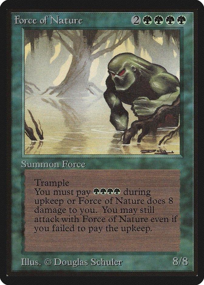 Magic: The Gathering MTG Single Force of Nature [Limited Edition Beta]