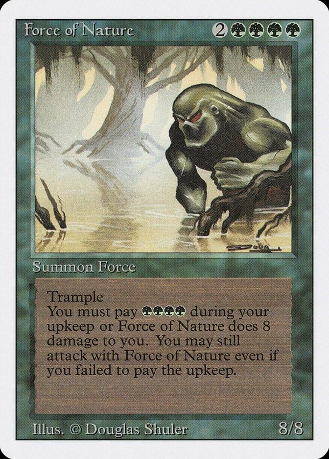 Magic: The Gathering MTG Single Force of Nature [Revised Edition]