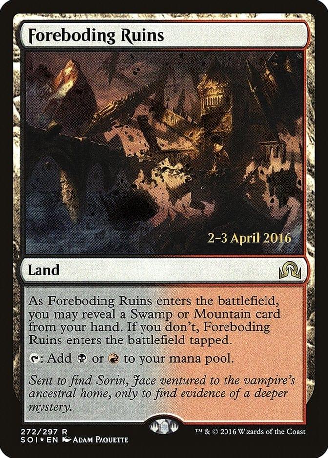 Magic: The Gathering MTG Single Foreboding Ruins [Shadows over Innistrad Prerelease Promos]