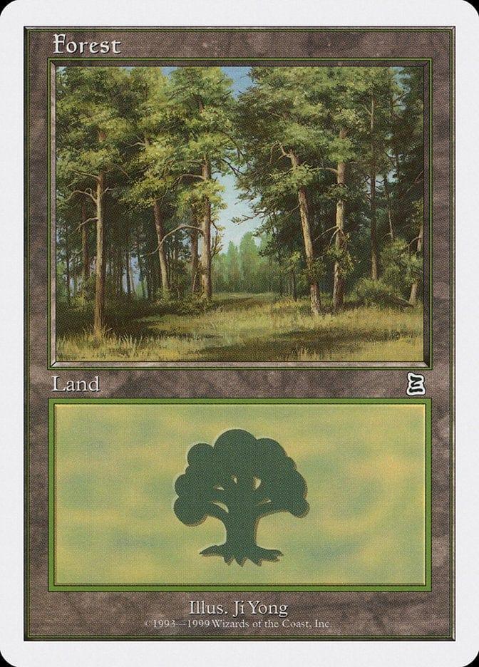 Magic: The Gathering MTG Single Forest (107) [Battle Royale Box Set]