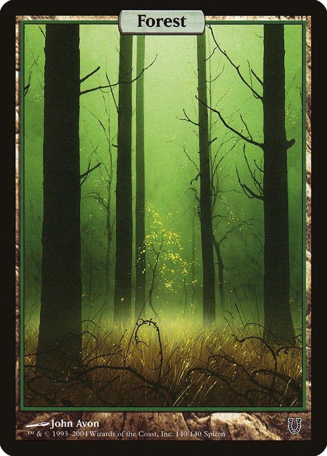 Magic: The Gathering MTG Single Forest (140) [Unhinged]