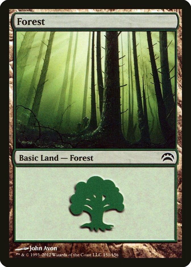 Magic: The Gathering MTG Single Forest (151) [Planechase 2012]
