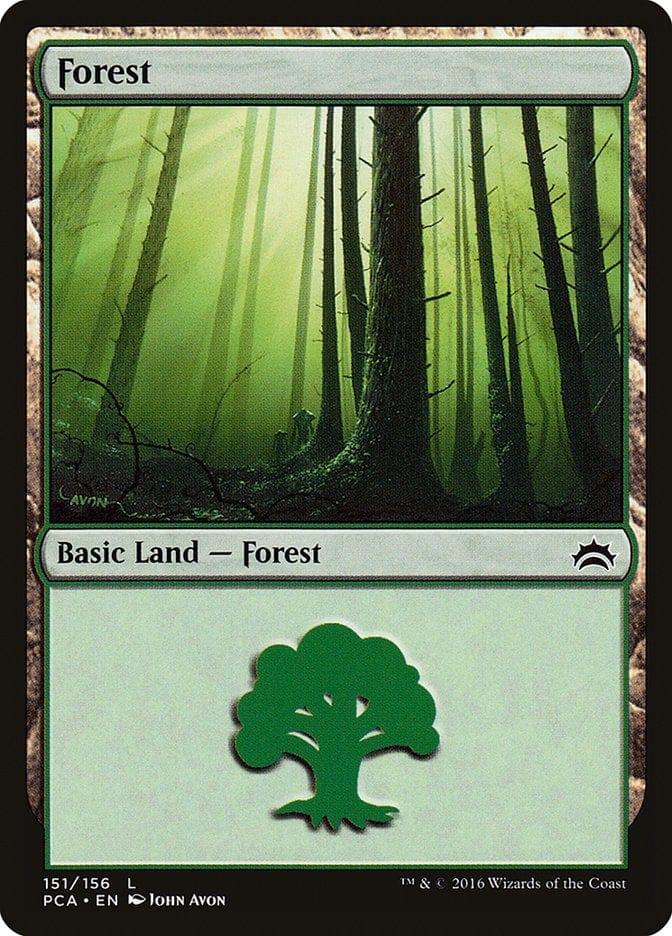 Magic: The Gathering MTG Single Forest (151) [Planechase Anthology]