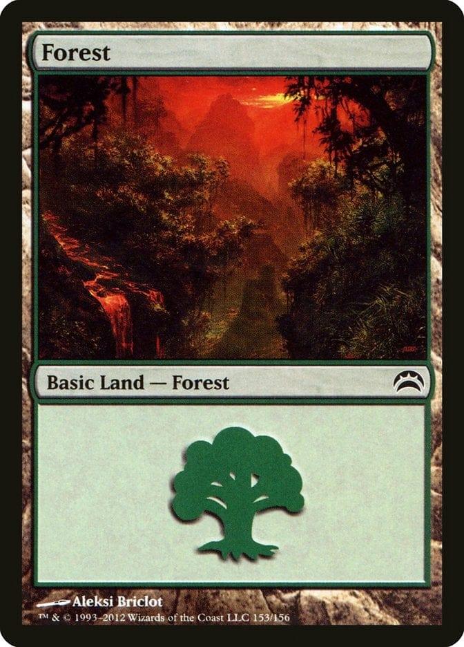 Magic: The Gathering MTG Single Forest (153) [Planechase 2012]