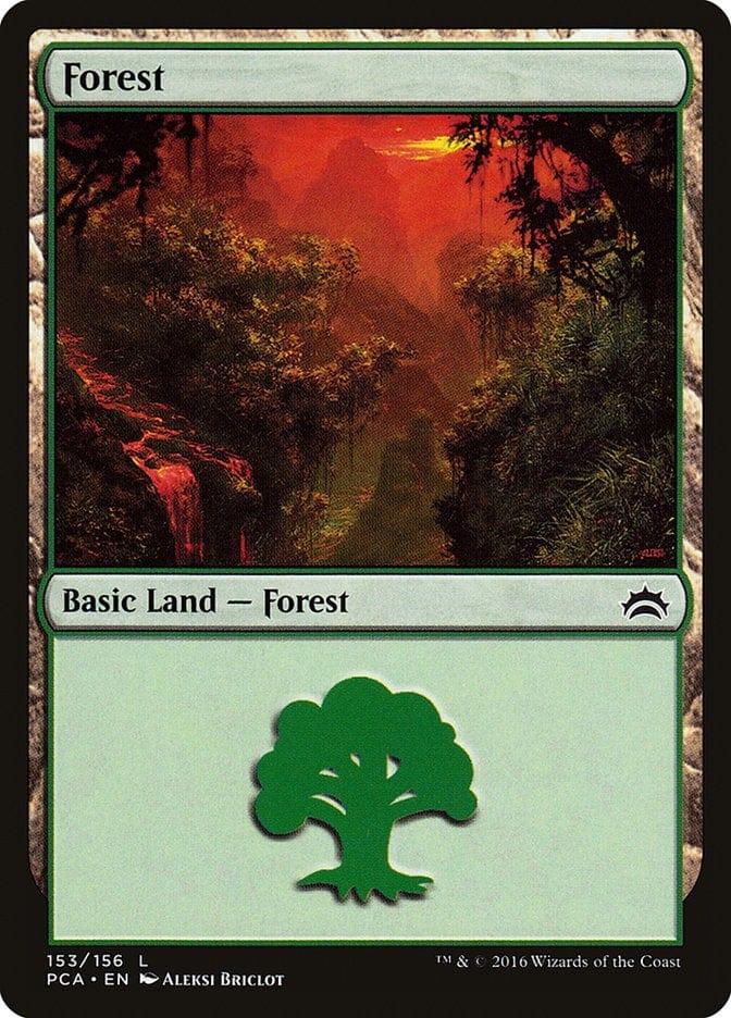 Magic: The Gathering MTG Single Forest (153) [Planechase Anthology]