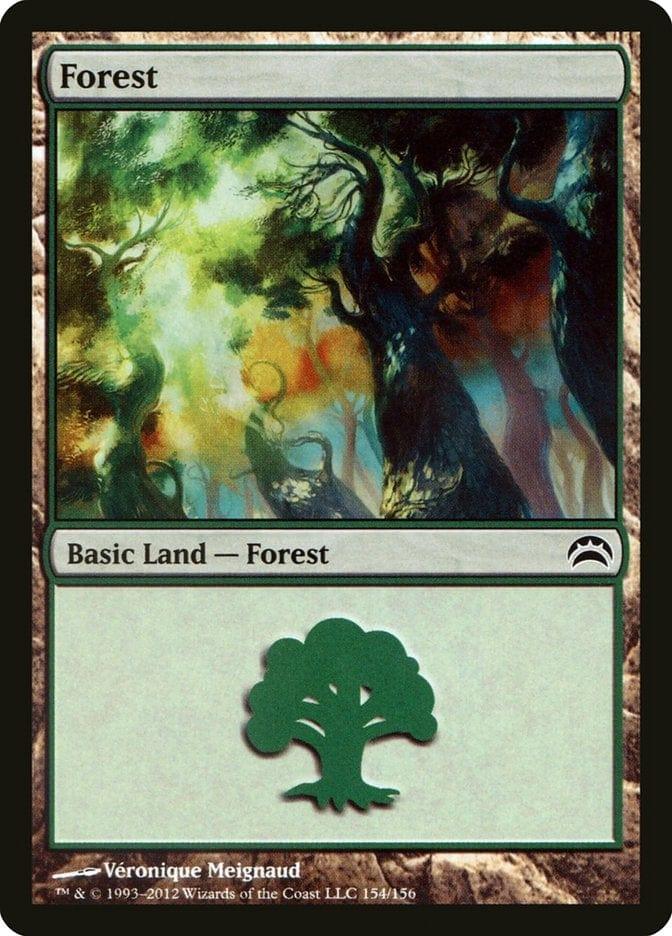 Magic: The Gathering MTG Single Forest (154) [Planechase 2012]
