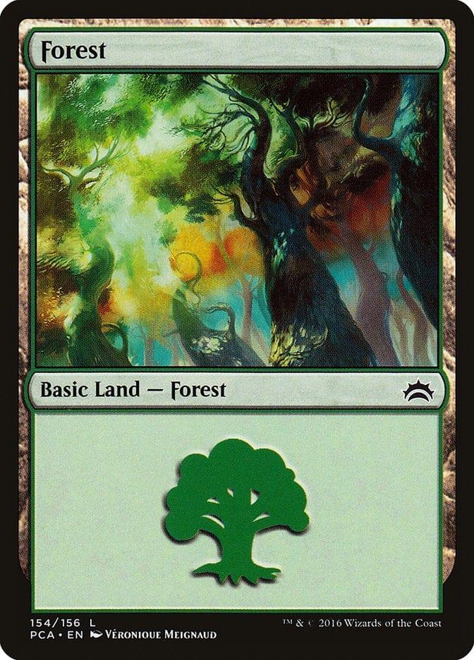 Magic: The Gathering MTG Single Forest (154) [Planechase Anthology]
