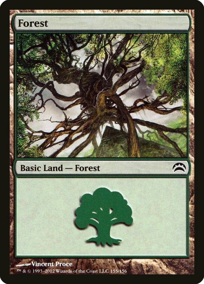 Magic: The Gathering MTG Single Forest (155) [Planechase 2012]