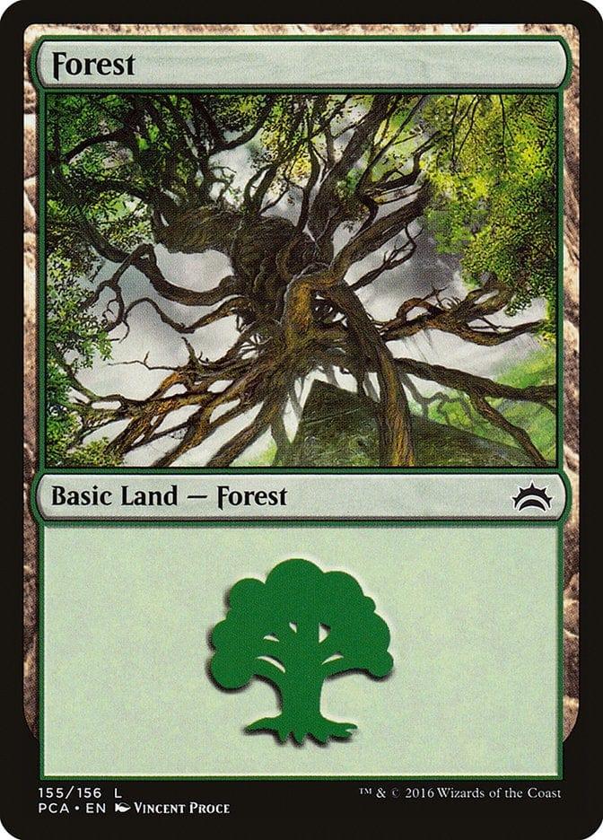 Magic: The Gathering MTG Single Forest (155) [Planechase Anthology]
