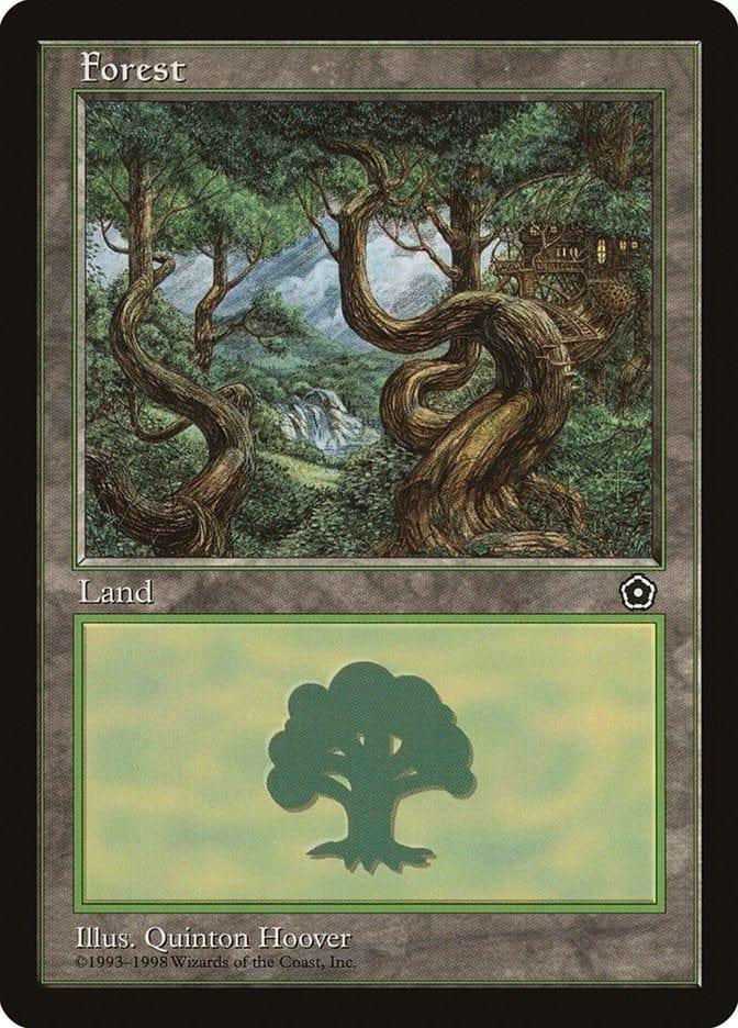 Magic: The Gathering MTG Single Forest (163) [Portal Second Age]