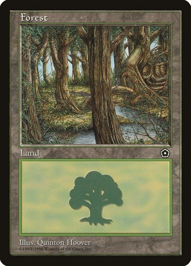 Magic: The Gathering MTG Single Forest (164) [Portal Second Age]