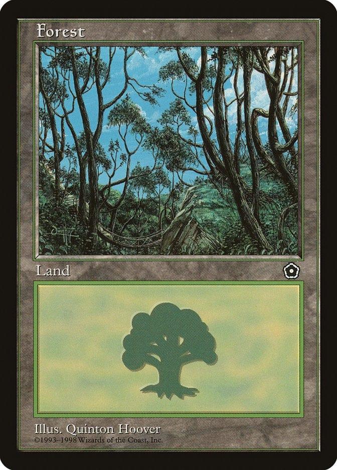 Magic: The Gathering MTG Single Forest (165) [Portal Second Age]