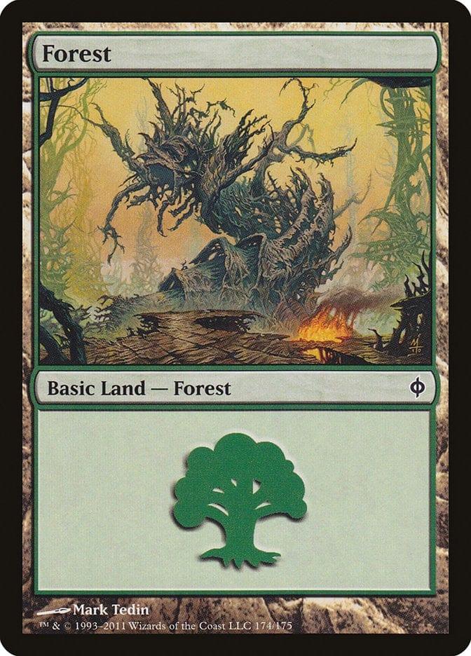 Magic: The Gathering MTG Single Forest (174) [New Phyrexia]