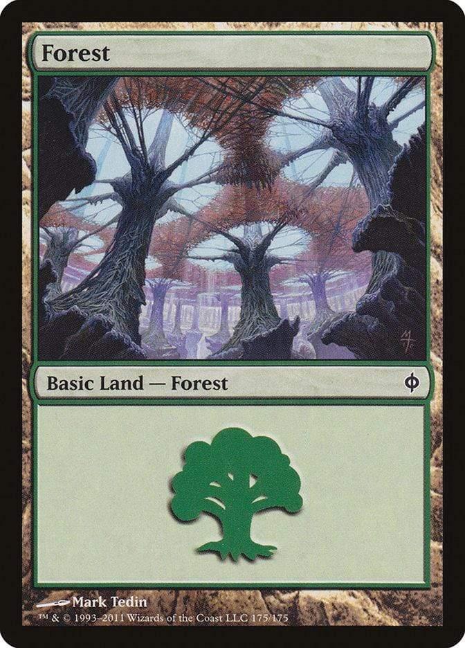 Magic: The Gathering MTG Single Forest (175) [New Phyrexia]